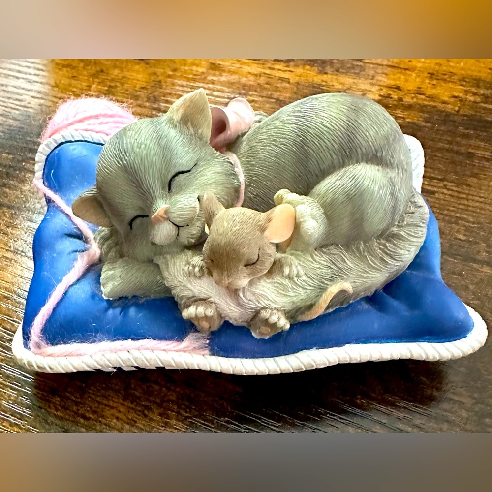 Fitz and Floyd “Cat Nap” Charming Tails